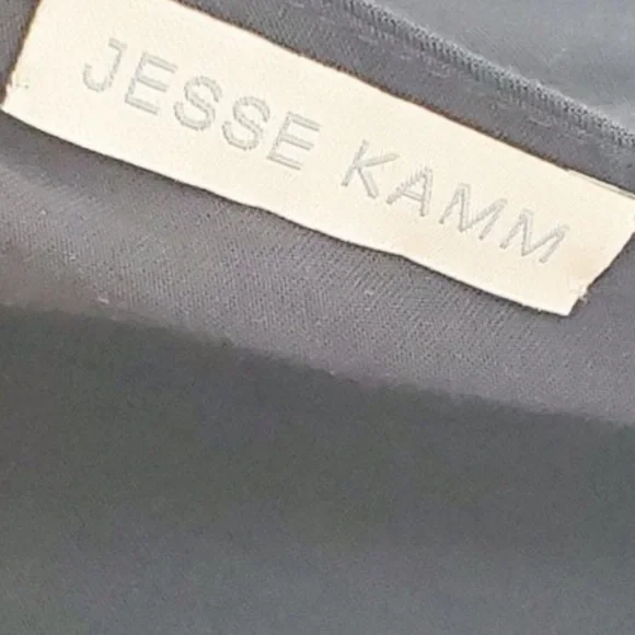 Jesse Kamm Open V-Back Mock Neck Black Dress XS | Collector’s Piece - Picture 8 of 10